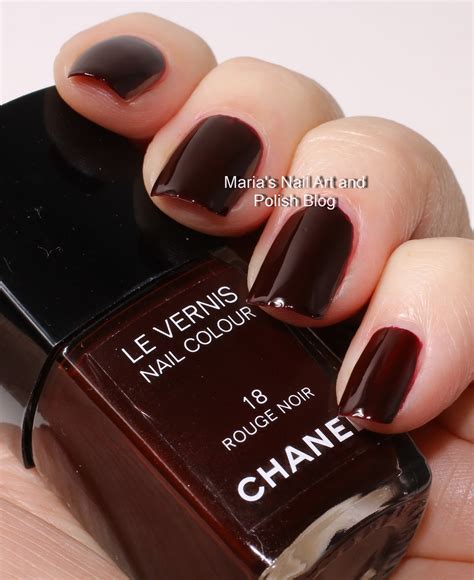 chanel rouge noir nail|rouge noir chanel nail polish.